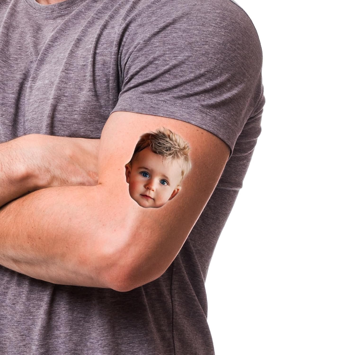 Custom Temporary Tattoos - Personalized Fun Face Face Stickers - Set of 12 - Party Favors for Birthdays, Events & Celebrations (colorful, 48 tattoos)