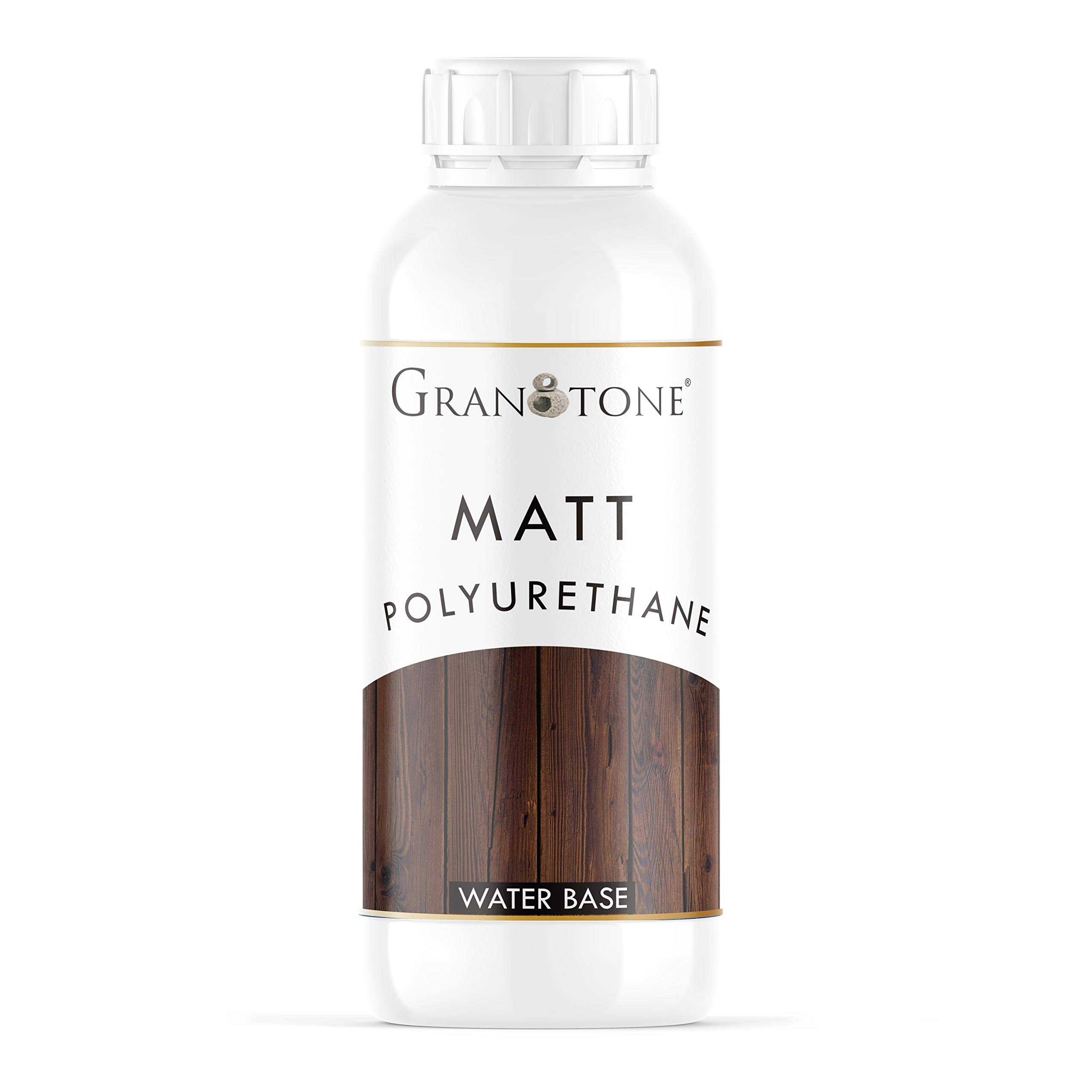 GRANOTONE Water Base Crystal Clear Polyurethane Wood Varnish for Interior, Exterior and Resin Art (MATT, 500 ML)