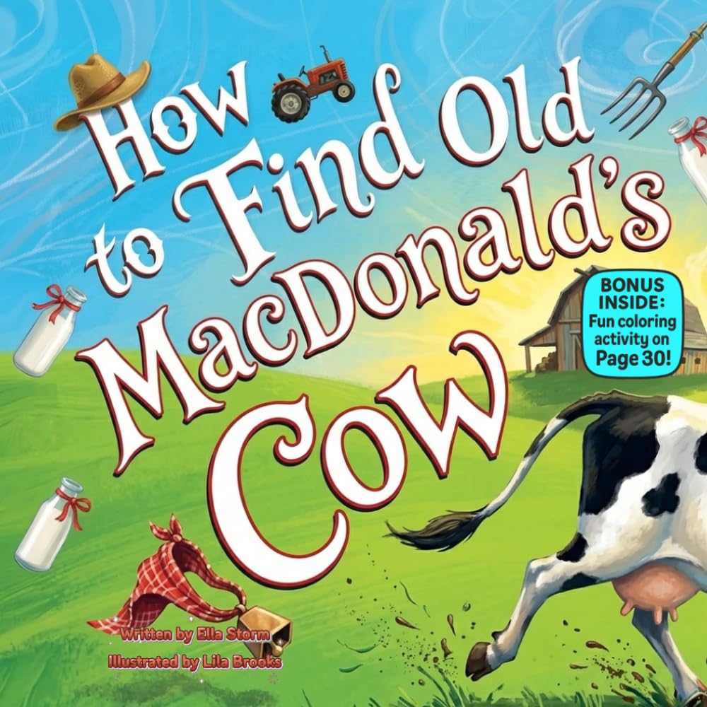 How to Find Old MacDonald’s Cow: A Silly Rhyming Picture Book About Farmyard Fun, Surprises, and Never Giving Up