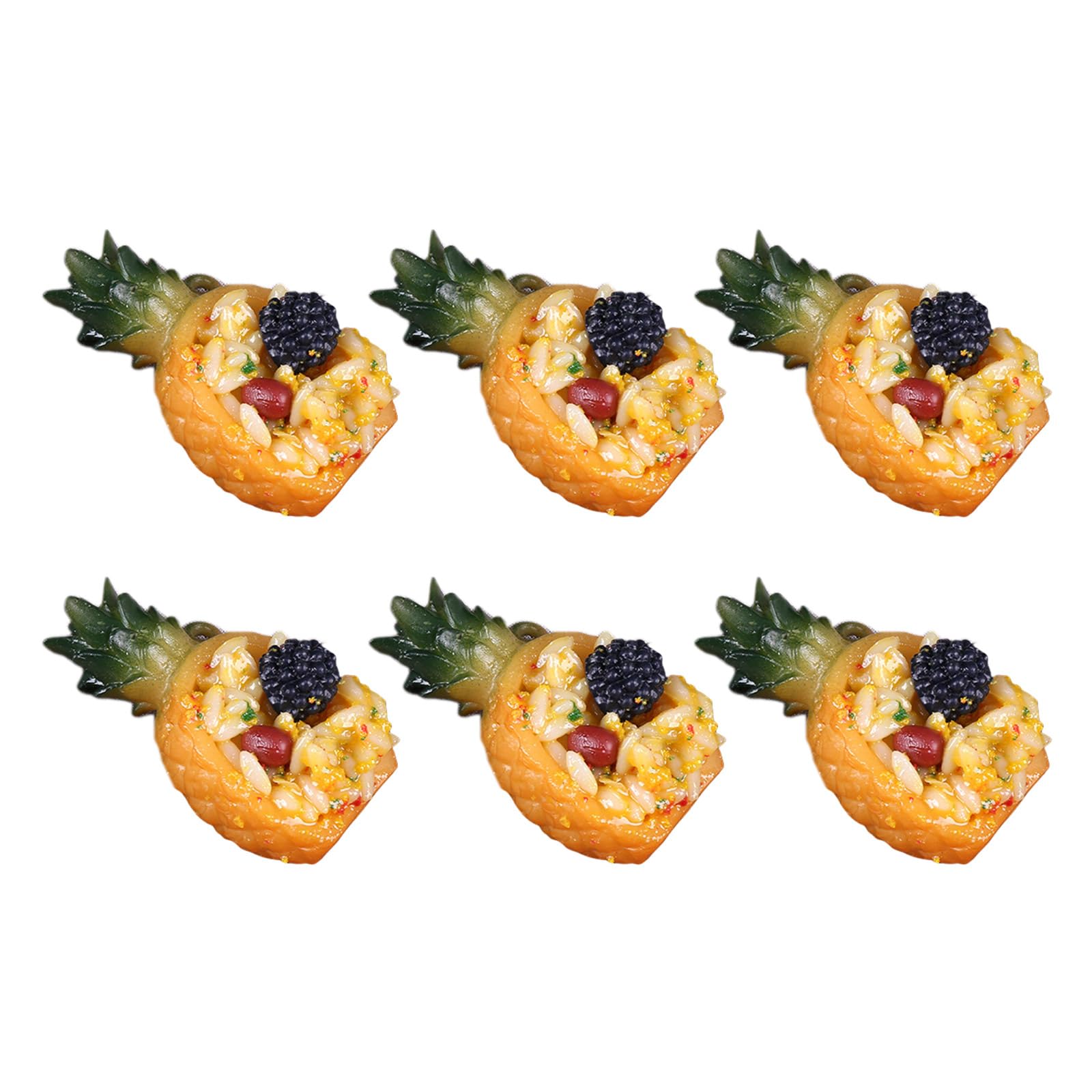 Buxuaaaa A Buxuaaa Simulation Pineapple Fried Rice Model Realistic Rtificial Pineapple Fried Rice Model For Kitchen Display, Photo Props Food Simulations