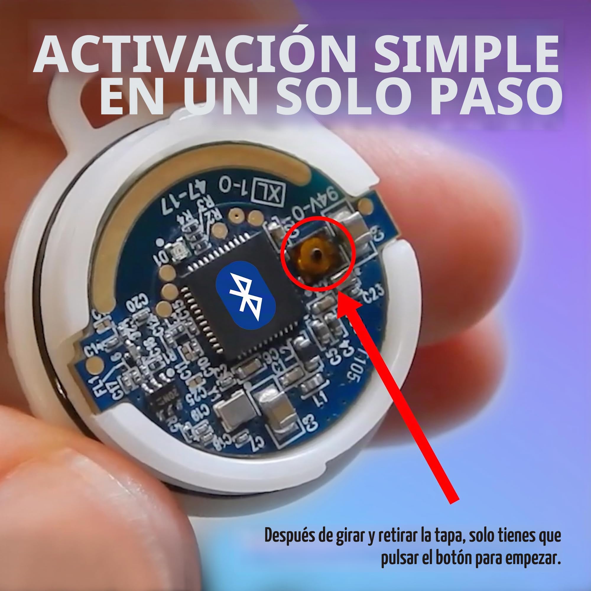 Rastreador de gatos, pequeño y ligero, impermeable, con Bluetooth, para collar de mascota, alcance de 328 pies, batería reemplazable de 6 meses, compatible con Android/Apple iOS