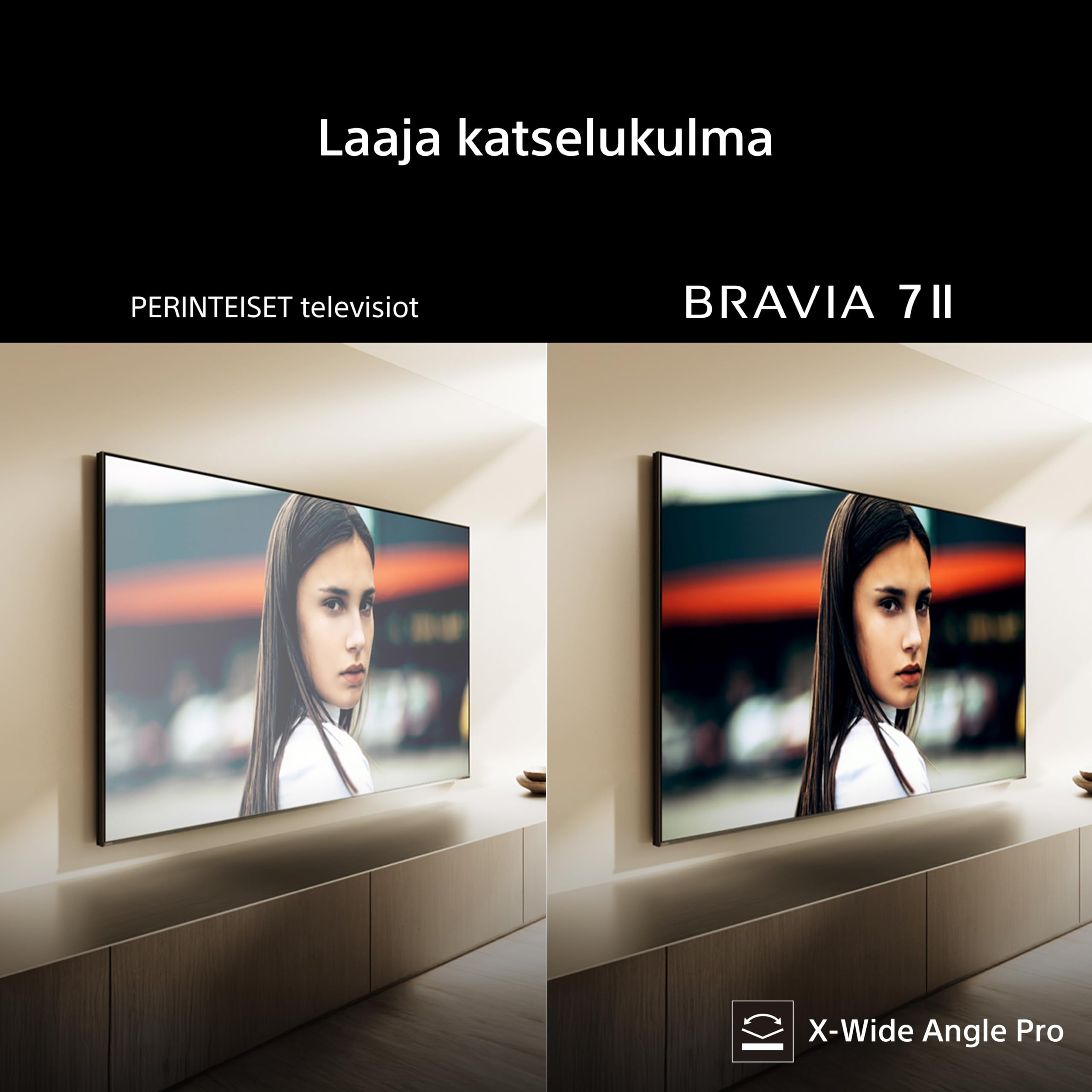 Sony BRAVIA 7 II True RGB 55 Inch TV, 4K Smart TV (Google TV), RGB LED, XR Processor with AI Technology, 120hz Television with Dolby Vision/Atmos, PS5 compatibility, 55XR75M2, 2026 Model