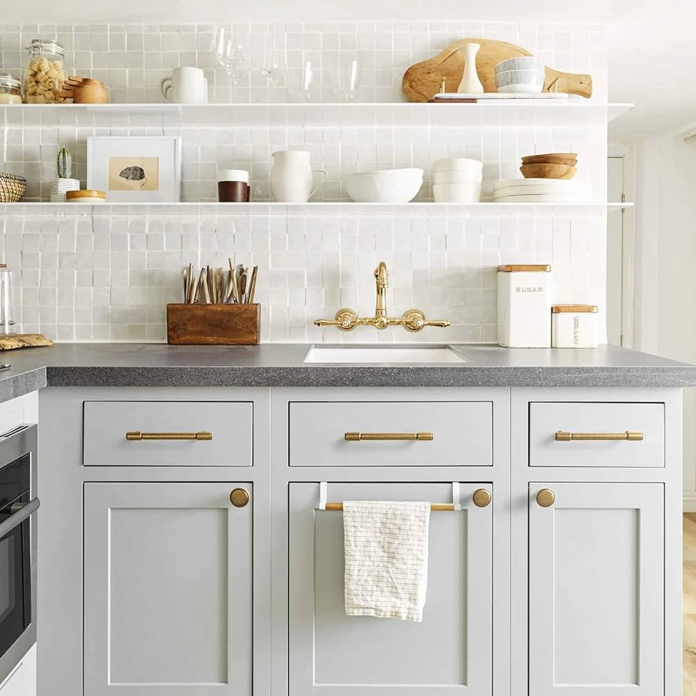 引き出し☆レトロ Amazon | Goo-Ki 2231GT-96 6個パック 3.8インチ 穴 センター