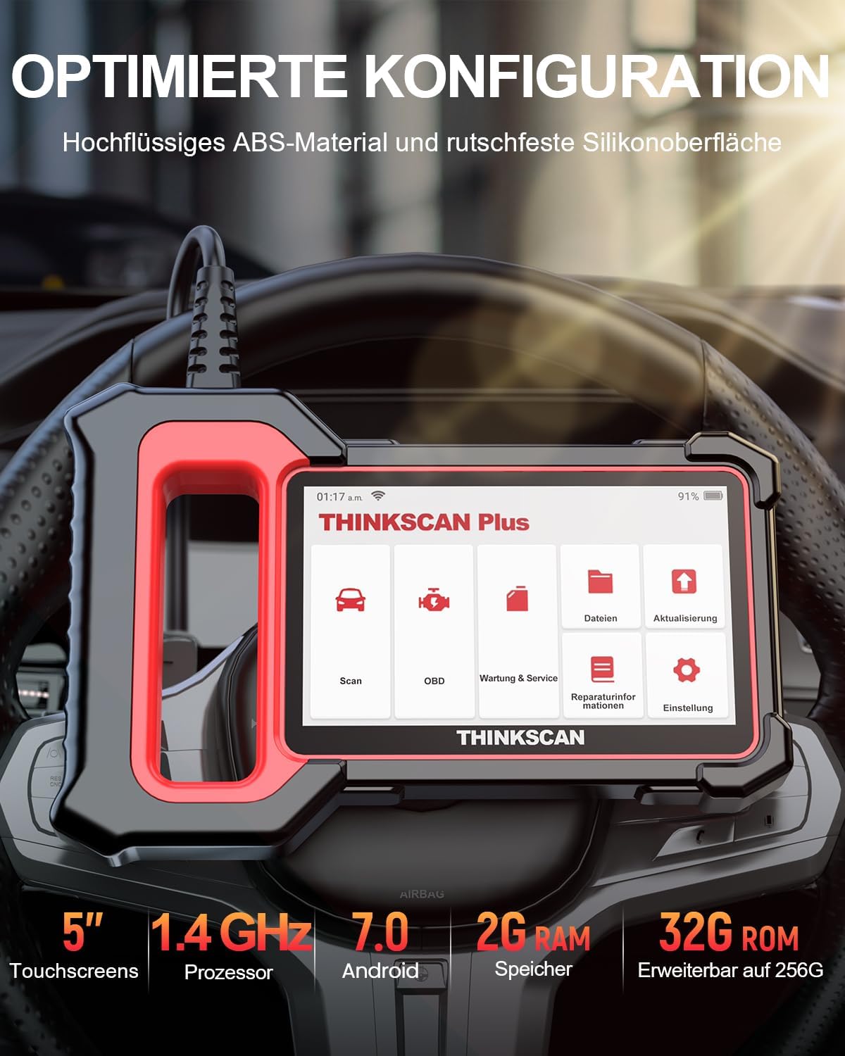thinkcar ThinkScan Plus S7 OBD2 Diagnosegerät Auto