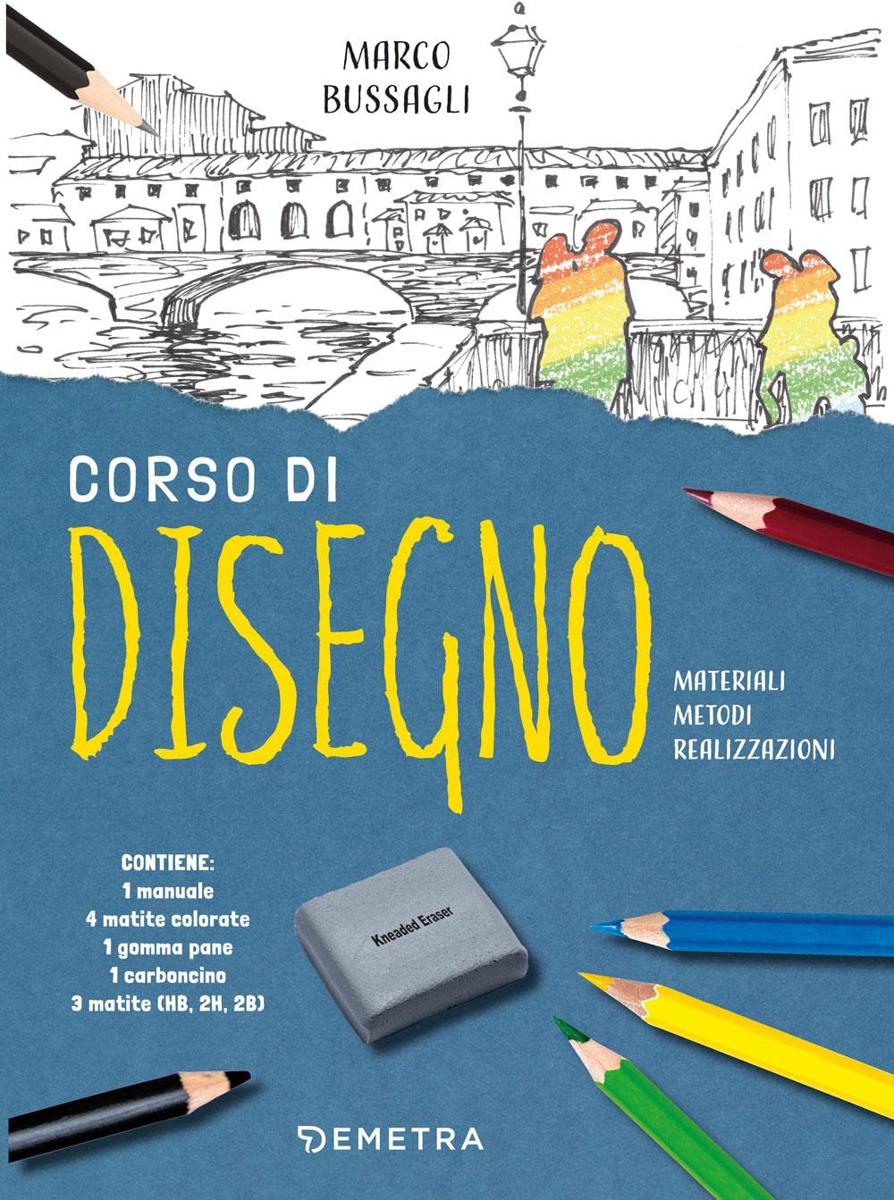 Coffret de dessin artistique avec édition en couleurs et fusain