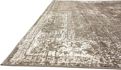 Miniatura 9 de Unique Loom Sofia Collection - Alfombra Casino (rectangular de 9 x 12 pies, color marrónmarfil)