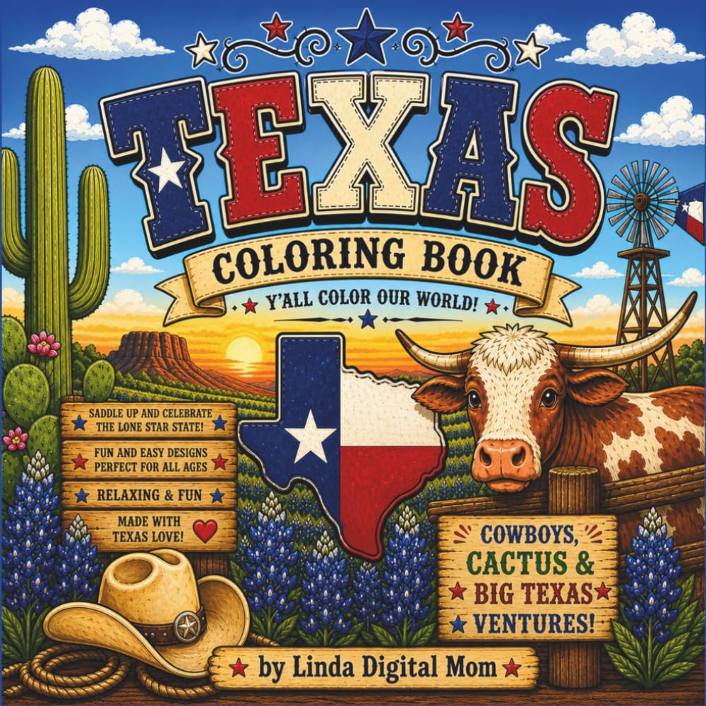 TEXAS COLORING BOOK