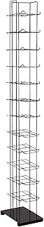 SSWBasics Black Floor Standing Ball Cap Rack and Hat Display Rack - Retail Hat Organizer Stand - 78