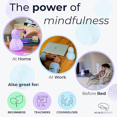 Miniatura 4 de Mindsight - Herramienta de meditación, visual guiada 'Breathing Buddha' para atención plena, ralentiza tu respiración, calma tu mente, alivia el