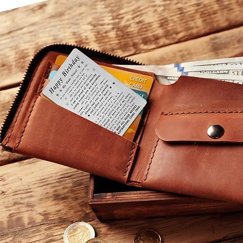 Miniatura 4 de BAZLJY Regalos de cumpleaños para sobrina, tarjeta de cumpleaños grabada en metal para sobrina, regalos de feliz cumpleaños, mi querida sobrina