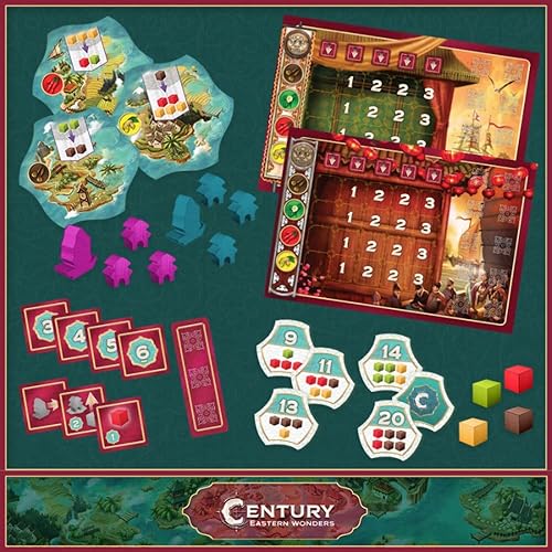 Miniatura 2 de Century Eastern Wonders  Juego de mesa de estrategia  Juego de exploración  Juego de mesa familiar para adultos y niños  A partir de 8 años  2 a 4