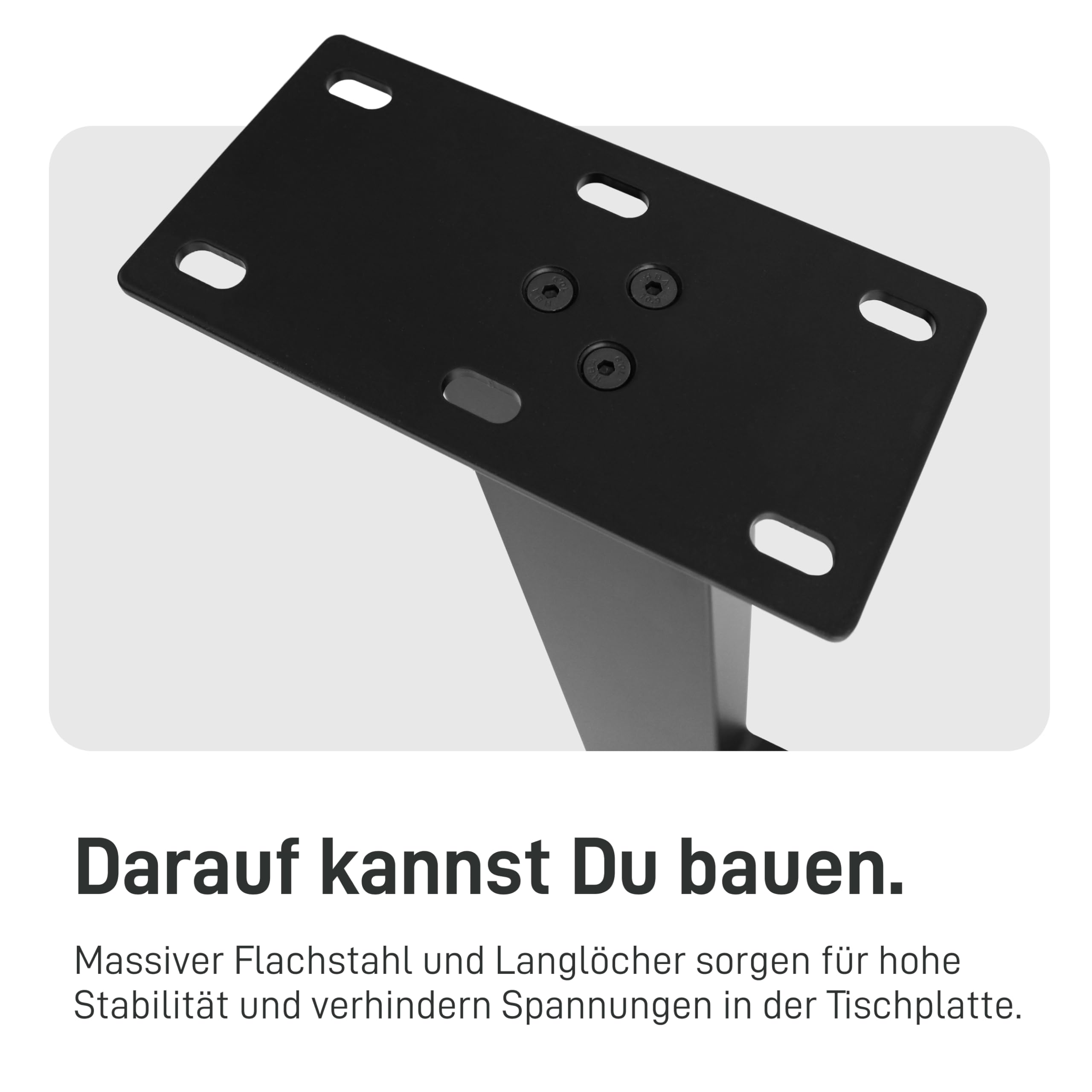 Natural Goods Berlin Sitzgruppe X-Form - DIY Bierzeltgarnitur 2X Tischbeine Metall Schwarz mit Bank - Picknicktisch Sitzgarnitur Outdoor - Tischkufen Bank mit Tisch - Stahl Tischfüße 138 cm x 70 cm