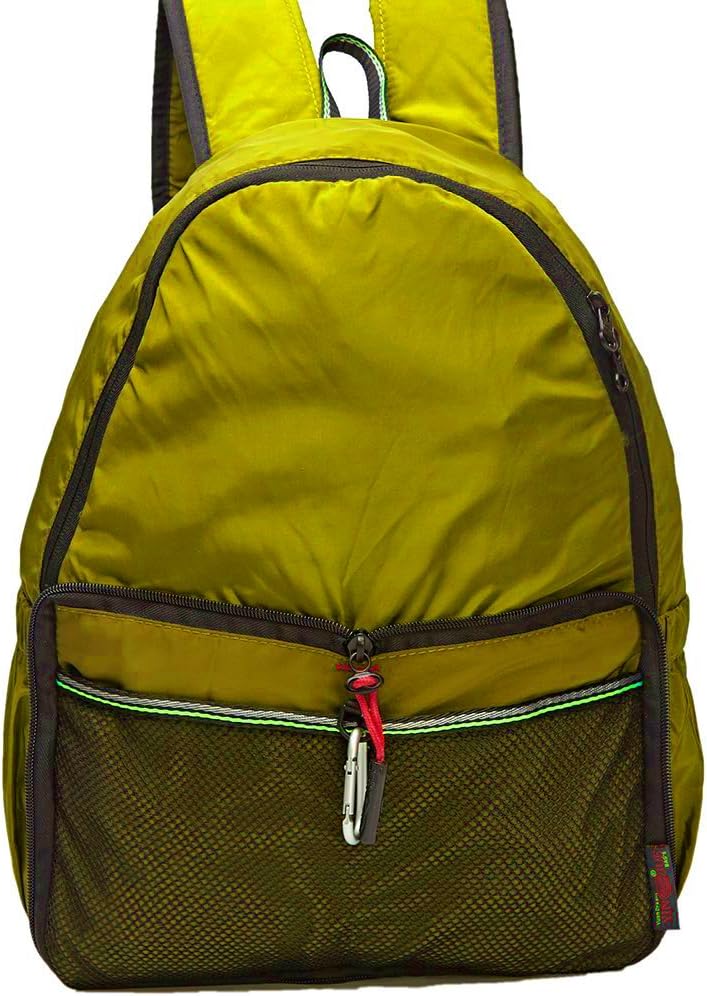 Packable Backpack, Celaine Ulta Light Hiking, Camping, Gym, Foldable Backpack, Sport Yellow