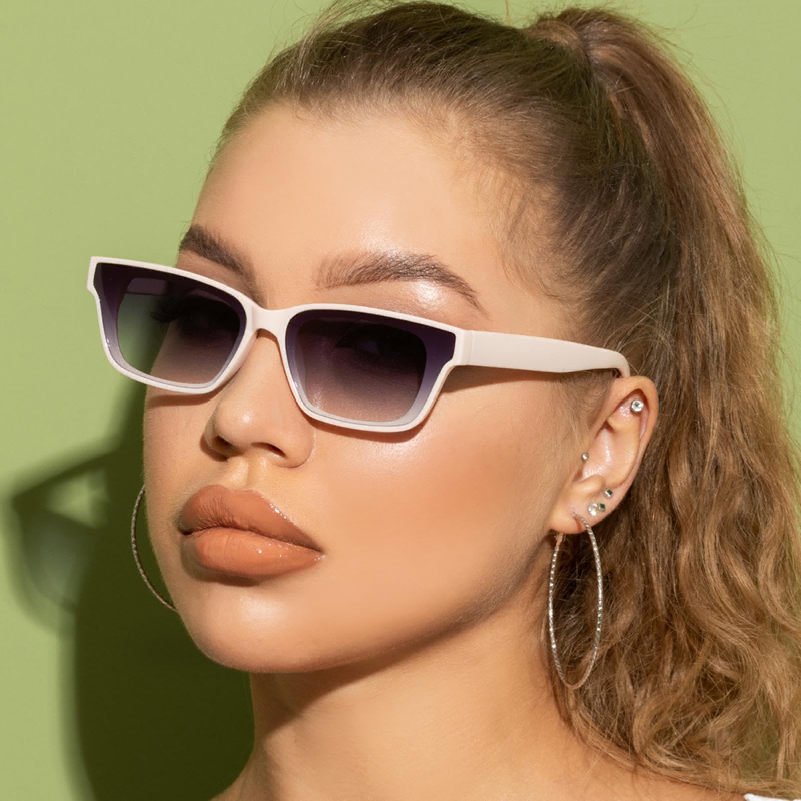 Gafas de sol con protección UV400 | Gafas de sol pequeñas tipo ojo de gato | Para hombre y mujer, para deportes al aire libre y conducción
