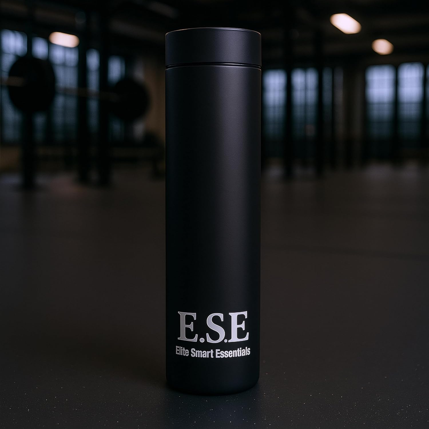 LED Digital Display Thermos Bottle, 500ml, Double Walled Vacuum Insulated, Stainless Steel, BPA-free, Leak Proof, Keep Cold and Hot up tp12H Leak Proof (Black) – E.S.E – Elite Smart Essentials