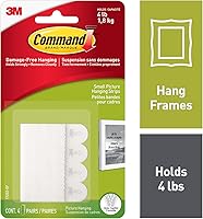Vista 2 de Command, pequeñas tiras para colgar cuadros, 17202