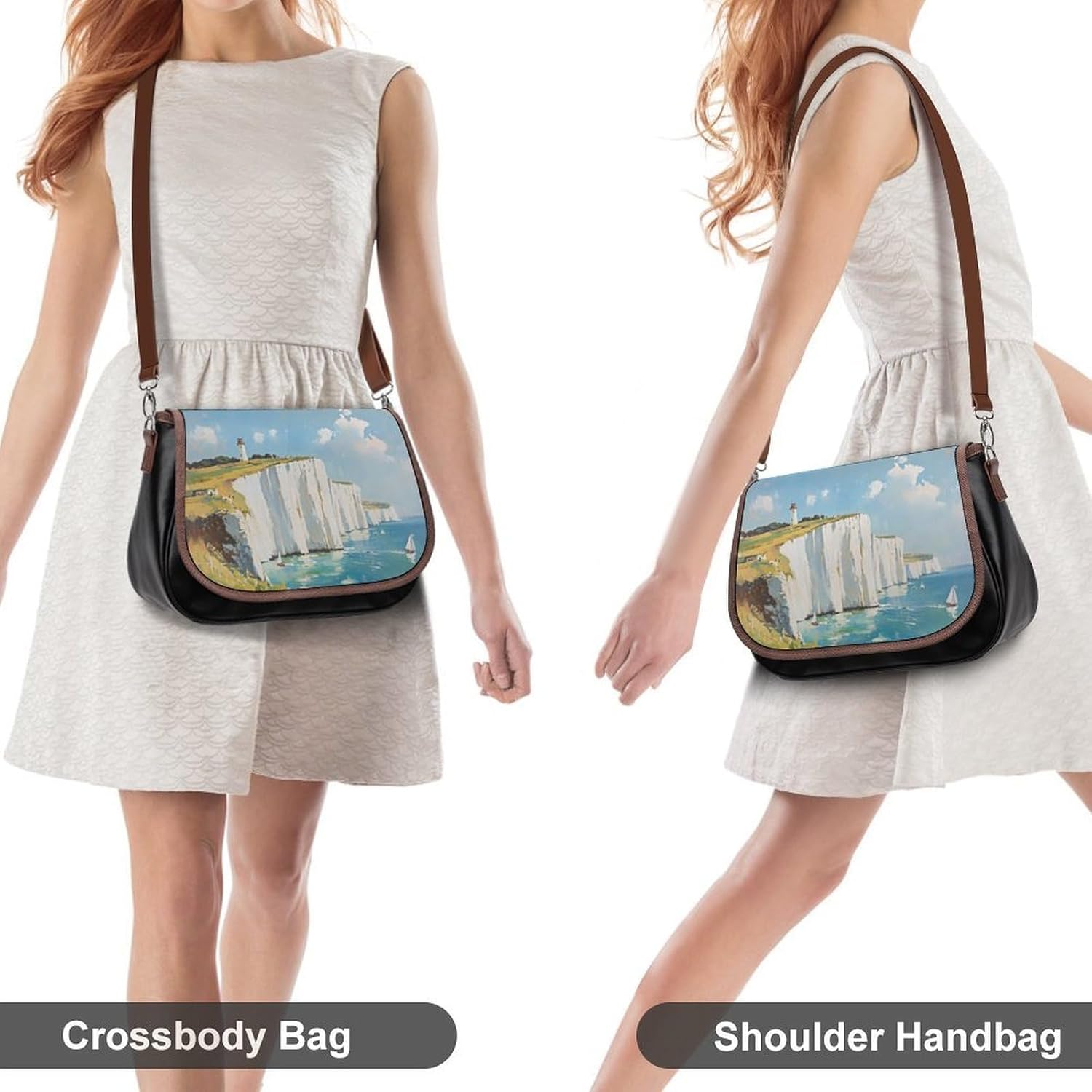 The White Cliffs of Dover Shoulder Bags for Women Tote Handbag Clutch Purse Messenger Bag