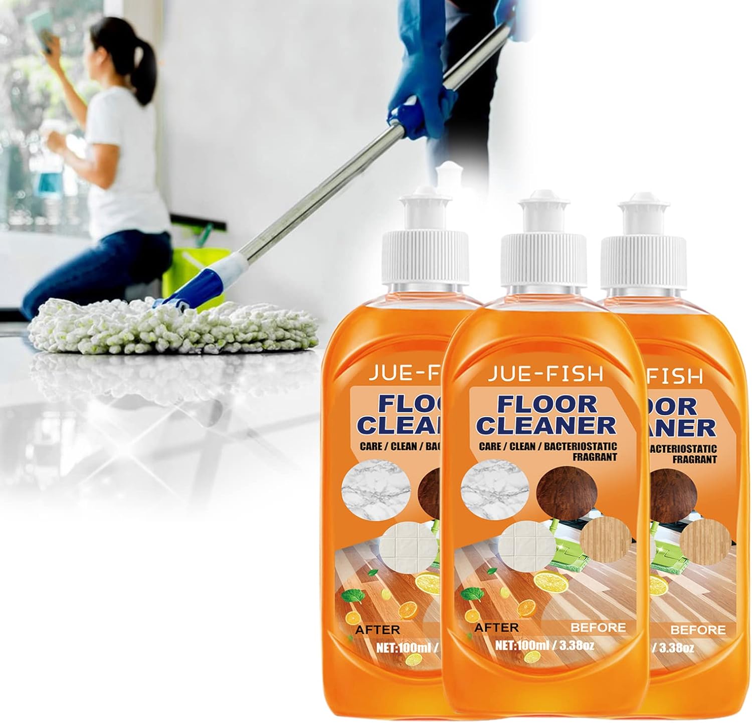 Amazon.co.jp 強力な除染フロアクリーナー、100MLウッドフロアクリーナーとポリッシュ、ラミネートフロアクリーナー、フロア