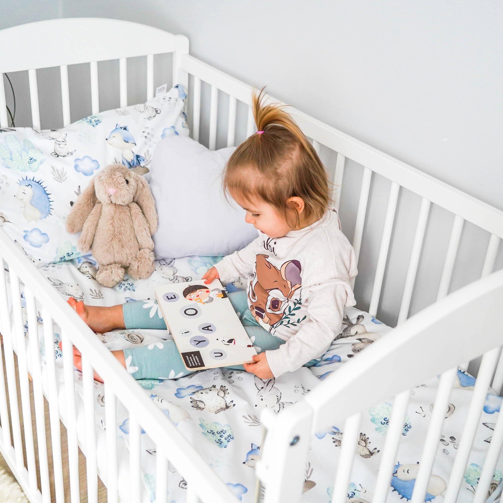 Totsy Baby - Funda nórdica Infantil (90 x 120 cm), diseño de Erizo para niños, Almohada de 60 x 40 cm, algodón — view 6