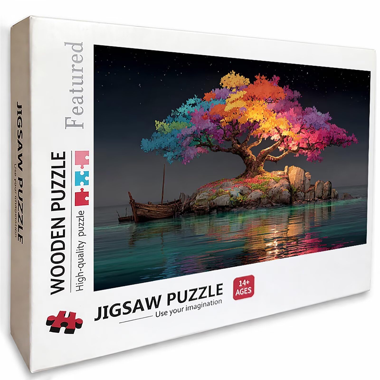 Barca Puzzle 4000 Pezzi Adulti, Puzzle Legno con Scatola 141x87cm, Idea Regalo Uomo e Donna, Giochi Divertenti per Familiar, Squisita confezione Regalo, Estate Decorazioni, (Cielo Stellato) D-7872
