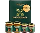Gymkhana Indian Sauces and Marinades - Be The Star Gift Box - Indian Food Gifts for Cooks, Gourmet Food Hamper for Christmas - 2 Curry Sauce Flavours & 2 Marinade Sauces with Exclusive Recipe Booklet