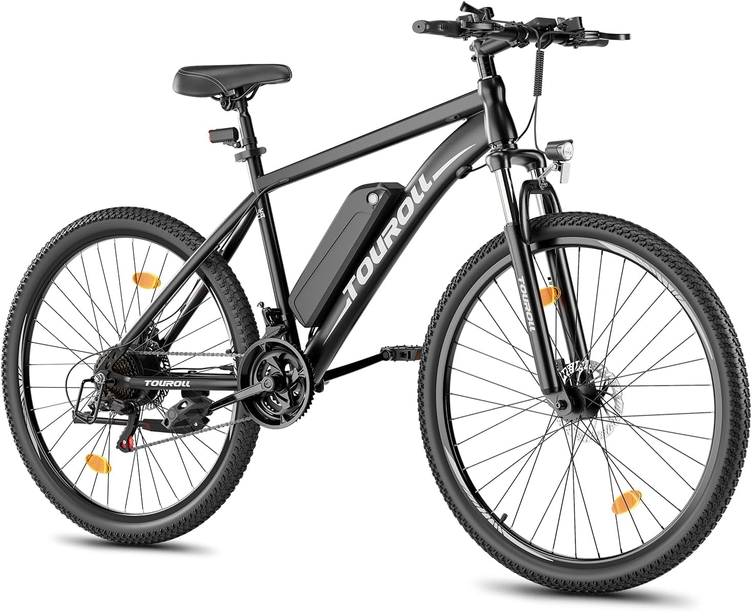 Touroll Bicicletta Elettrica, U1, Batteria Rimovibile 36V 13Ah, Autonomia di 65-​30km, bicicletta elettrica uom, Motore 45 NM (U1 29"​)