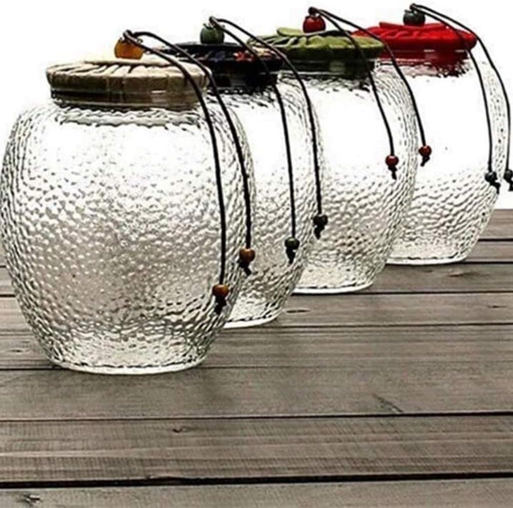 vaso da muratore con coperchio per lo stoccaggio