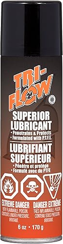 Tri-Flow CTF20005 Superior Lubricant, Aerosol, 6 ounces, 1 (Non-Carb Compliant)