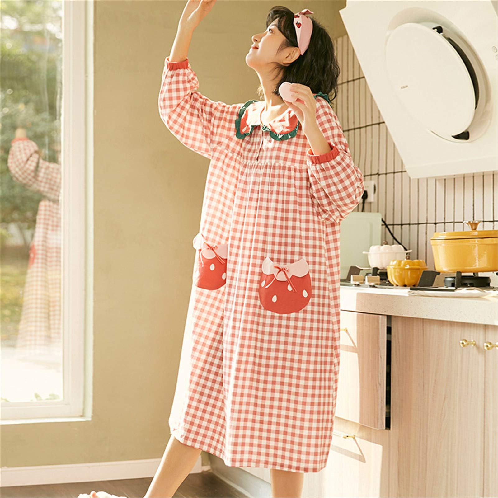 Pijama de invierno para mujer, conjunto de pijama suave de manga larga para mujer