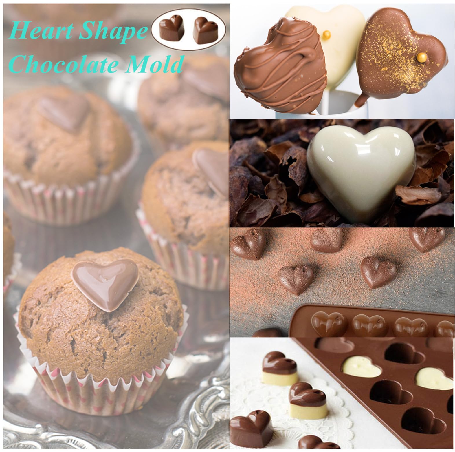 Kit Pasticceria 4 Pezzi - GiraTorte, Spatola, Pala E TagliaTorta, Acciaio Inox, Lavabile In Lavastoviglie