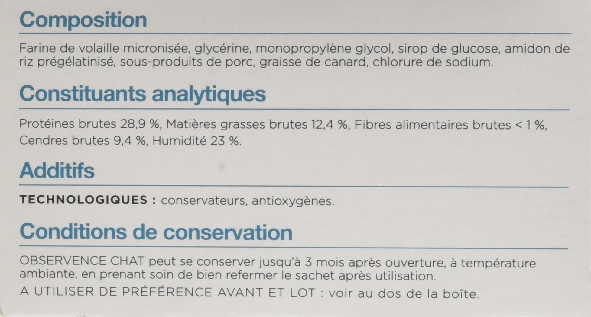 TVM – observence gato 6 bolsitas 10 G