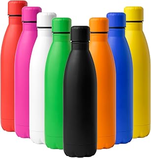 mundohuevo| Botella de color negro| Ideal para escuela, excursiones, deporte y trabajo| Botella de acero inoxidable| Capacidad 790ml| Regalo original y divertido| Cierre antigoteo| Acabado mate.