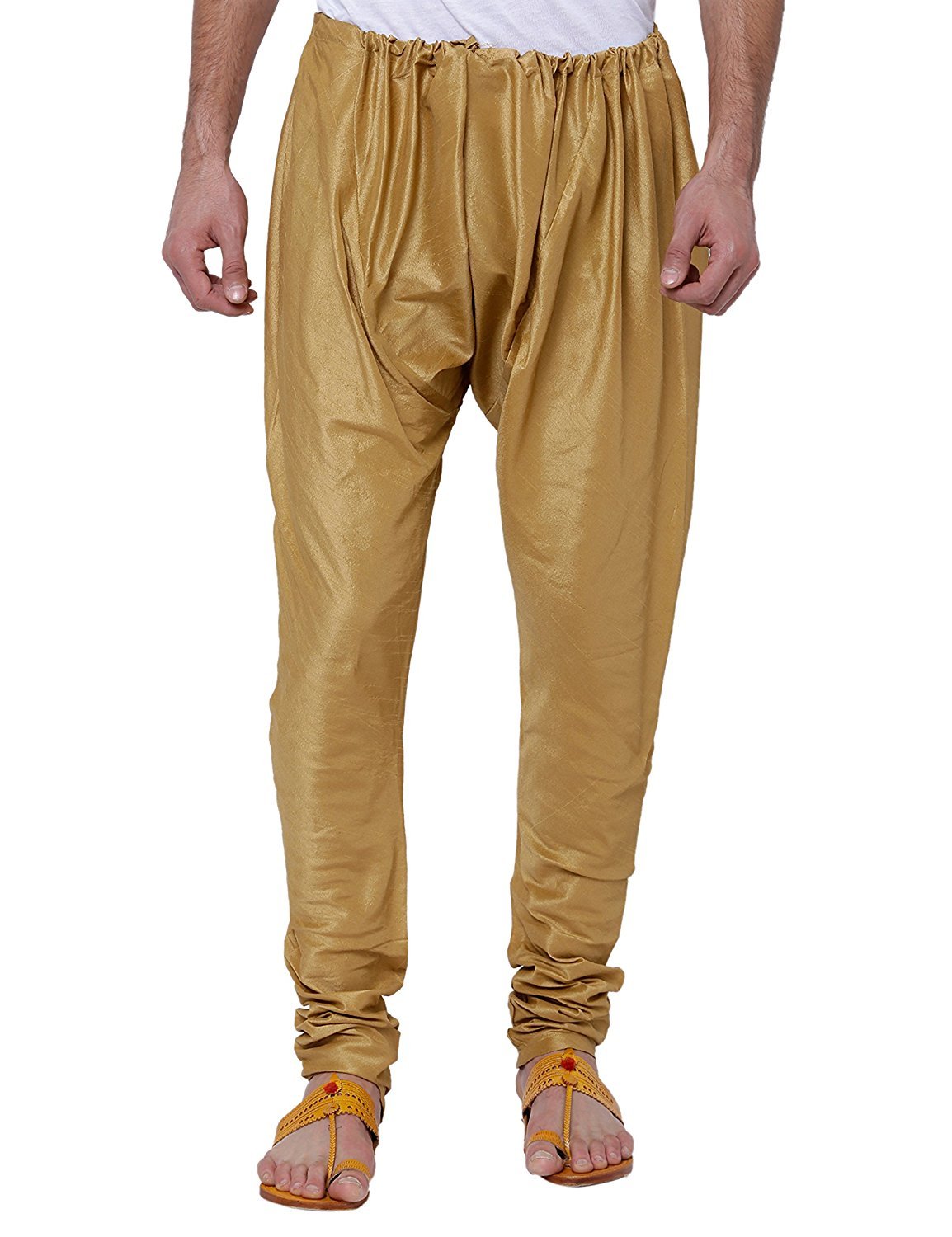 Royal KurtaMens Silk Blend Pyjama Churidaar Breeches