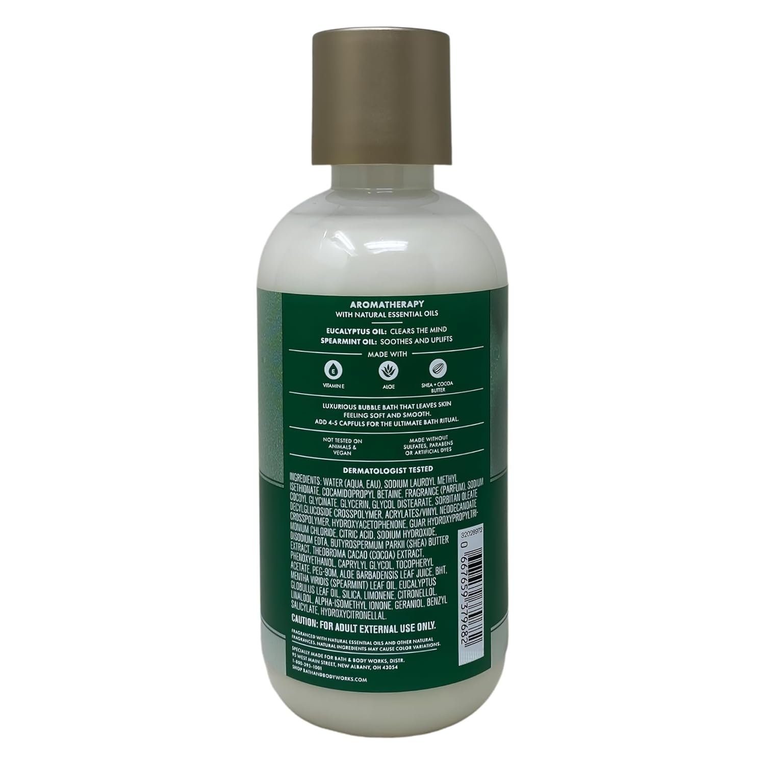 Bath & Body Works Aromatherapy Stress Relief Eucalyptus Spearmint - Luxe Bath, Body Wash + Foam Bath And Moisturizing Body Lotion - with a Fresh Forest Bar Soap - Image 3