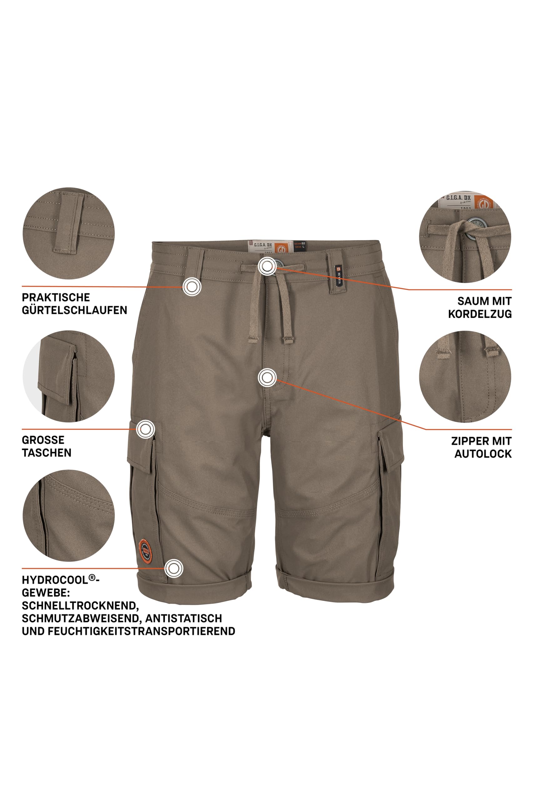 G.I.G.A. DX - GS 11 Mn Brmds, Bermuda/Pantaloncini Uomo