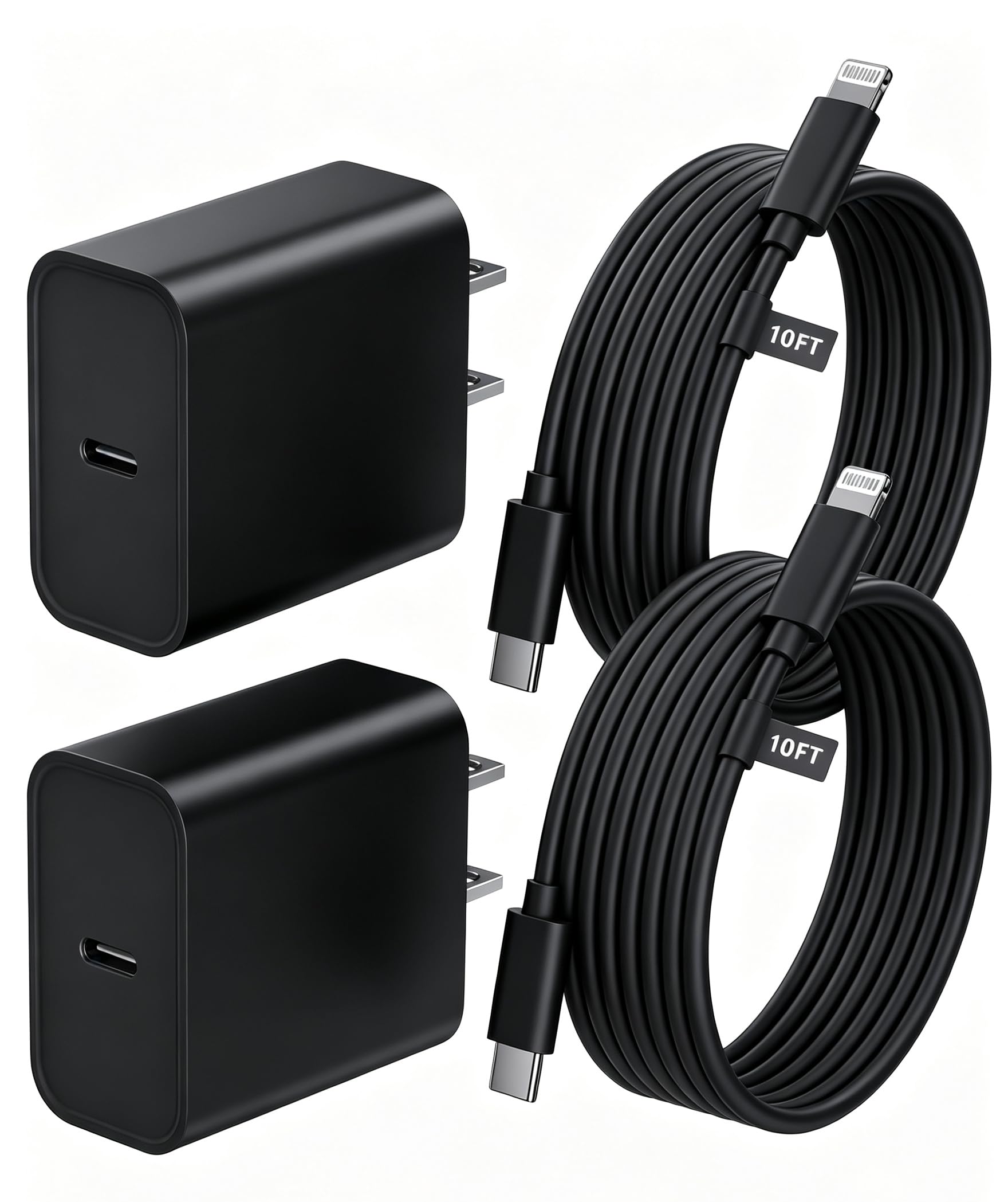 10FT iPhone 14 13 12 11 Charger Fast Charging [Apple MFi Certified]