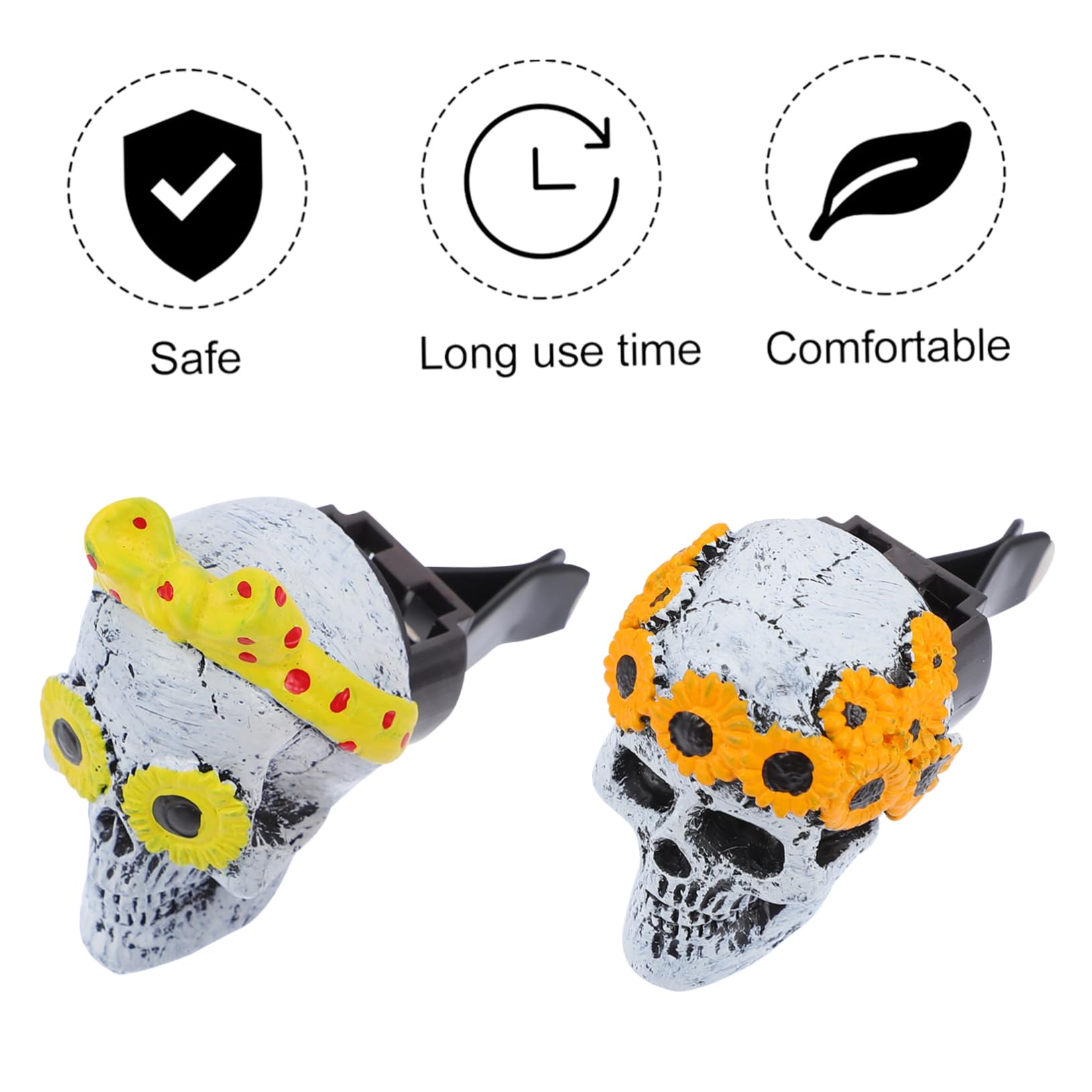 SHERCHPRY 6sets Clip Profumo Per Auto Con Design Fantasmino Diffusore Decorativo Per Ventilazione Auto Accessorio Per Facile Da Installare e Unico