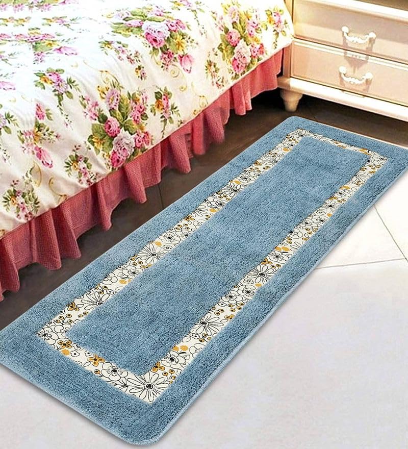 CasaCraft Pepperfry Runner, 16 x 56 Inch Soft Cotton Hand Tufted Carpet, Non Slip Rubber Backing Soft Rug Perfect for Kitchen, Bedside & Living Room, Home Décor