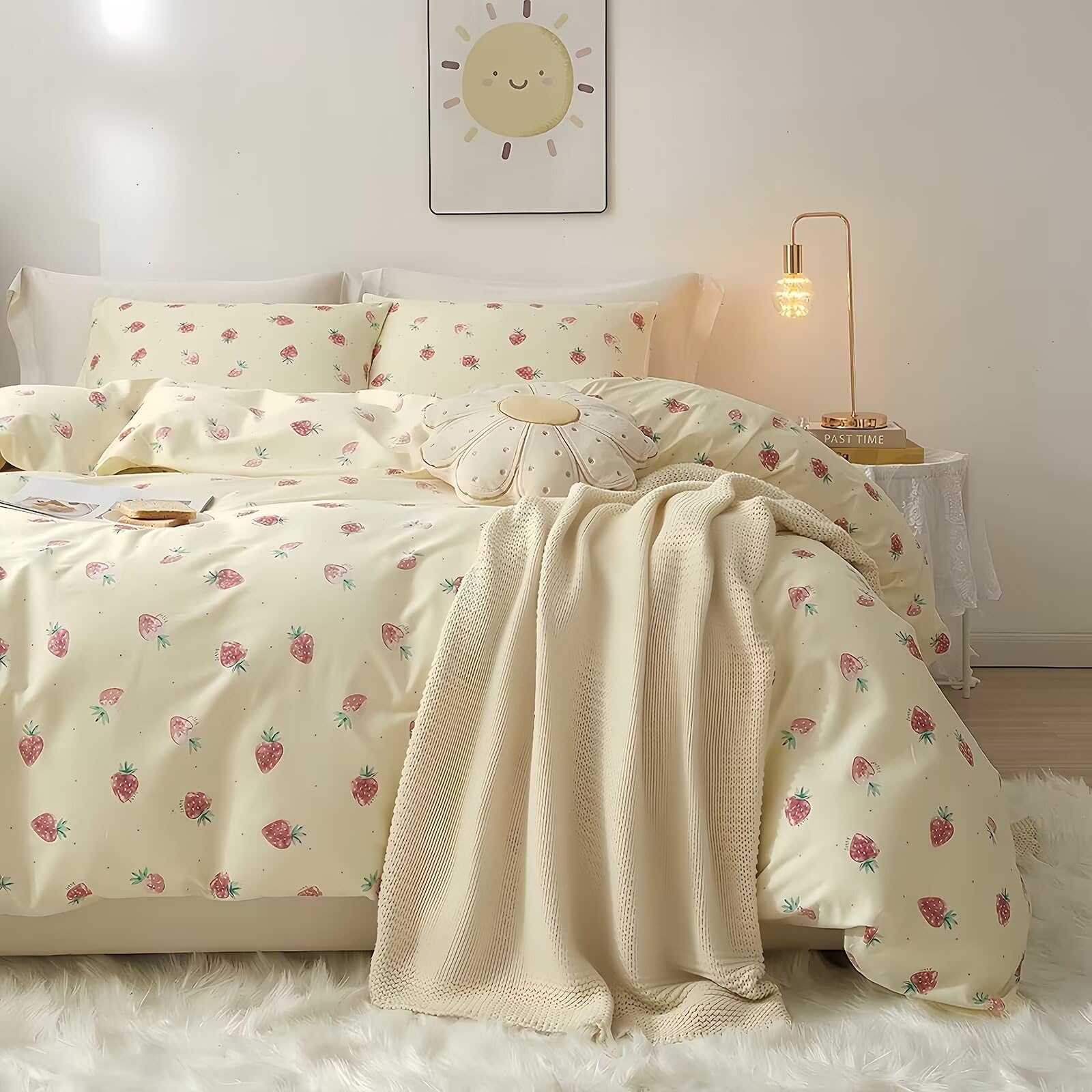 Tabeskly Kids Girls Bedding Set Double - Image 3
