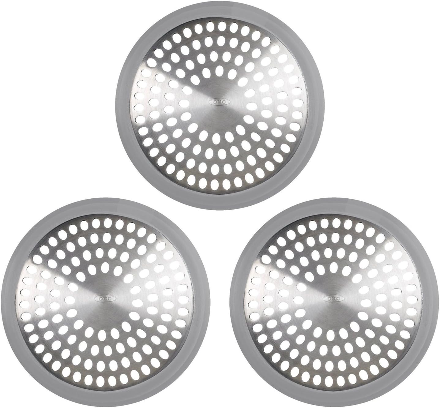 OXO Good Grips Bathtub Drain Protector, Set of 3