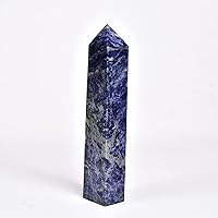 Vista 105 de JIC Gem Extra Large Rare Dendritic Jade Crystal Tower Natural Quartz Crystal Tower Point Wand Large Crystals and Stone Energy Crystal Wand Home