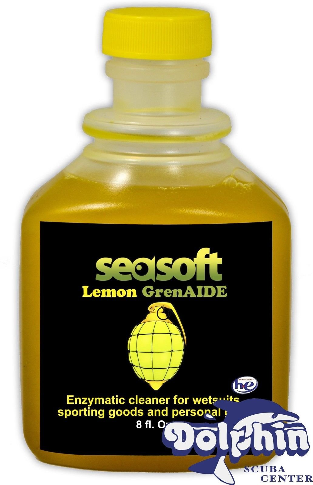 SIXNE Seasoft Lemon GrenAIDE Enzymatic Cleaner - 8 oz.