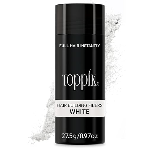 Toppik Hair Building Fibers, Fill In Fine or Thinning Hair Instantly Thicker, Fuller Looking Hair 9 Shades,4 size options