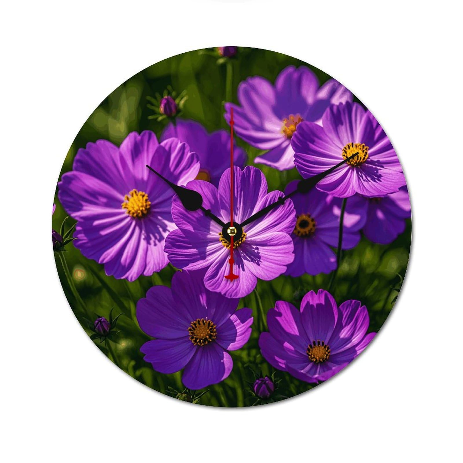 Horloge murale sans tic-tac en bois de 24 cm pour retrouver le sommeil dans la chambre