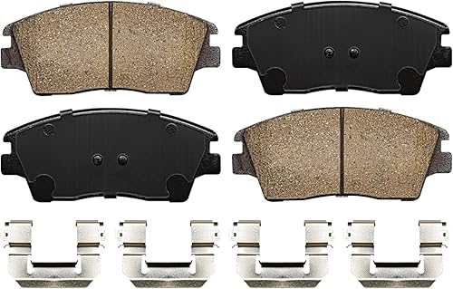 Miniatura 3 de Detroit Axle - Pastillas de freno delanteras para Hyundai Elantra 17-20, 16-21 Tucson, 17-22 Kia Sportage, pastillas de freno de cerámica con
