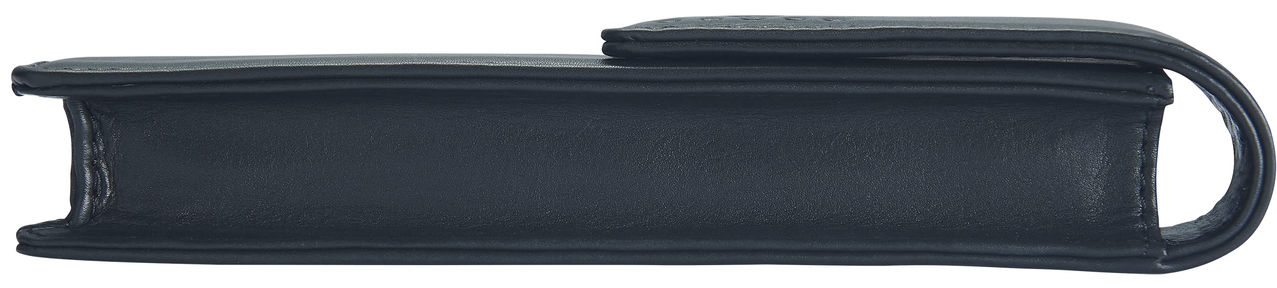Astuccio singolo in pelle nera