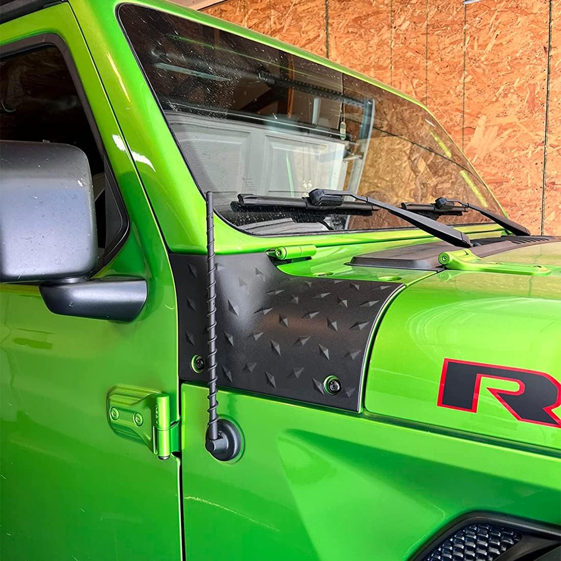 Cowl Body Armor Outer Cowling Cover Corner Guards for Jeep Wrangler JL and Gladiator JT 2018-2023 Exterior Accessories (1 Pair)