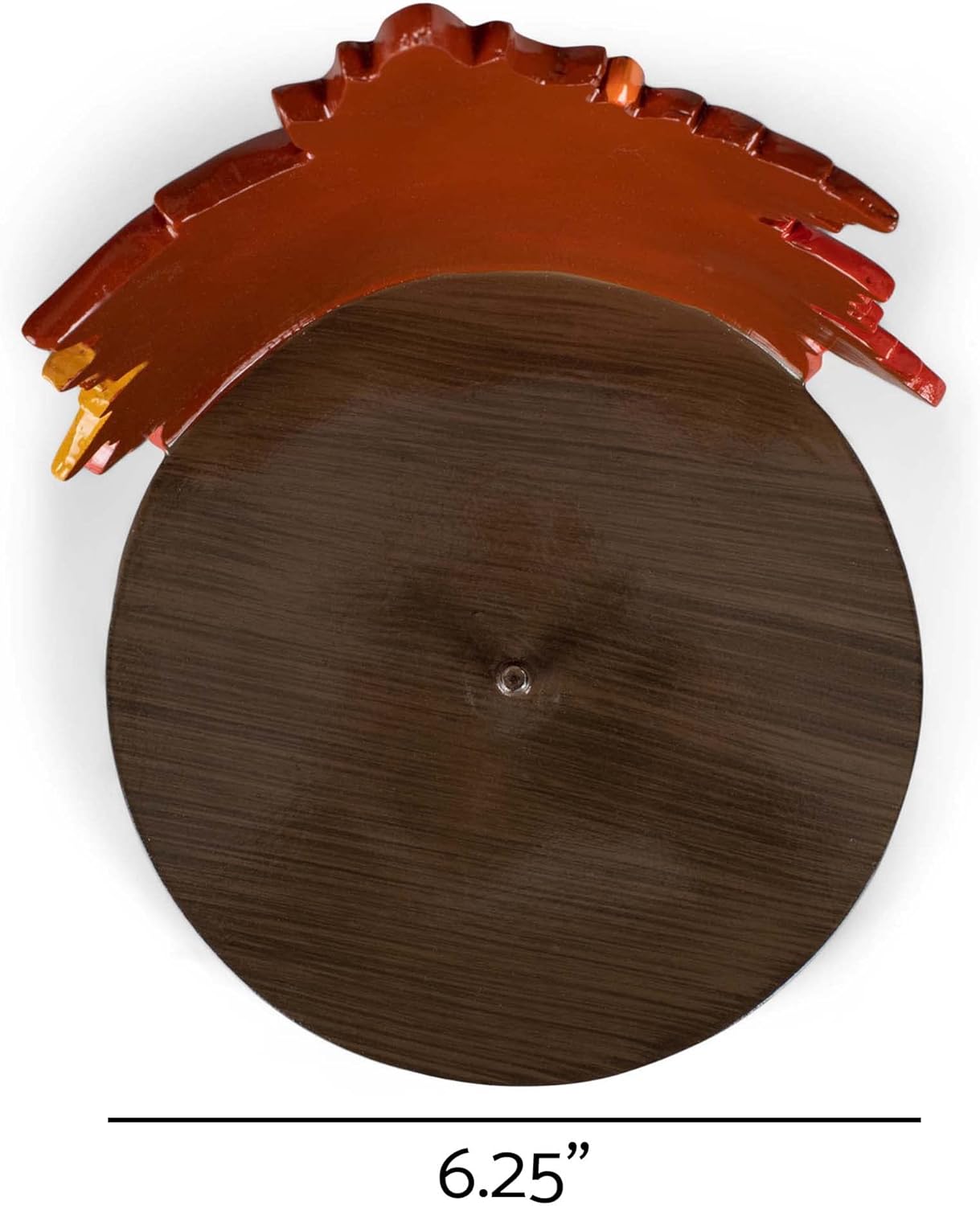 Elanze Designs Fall Leaves 12 inch Resin and Wood Harvest Paper Towel Holder