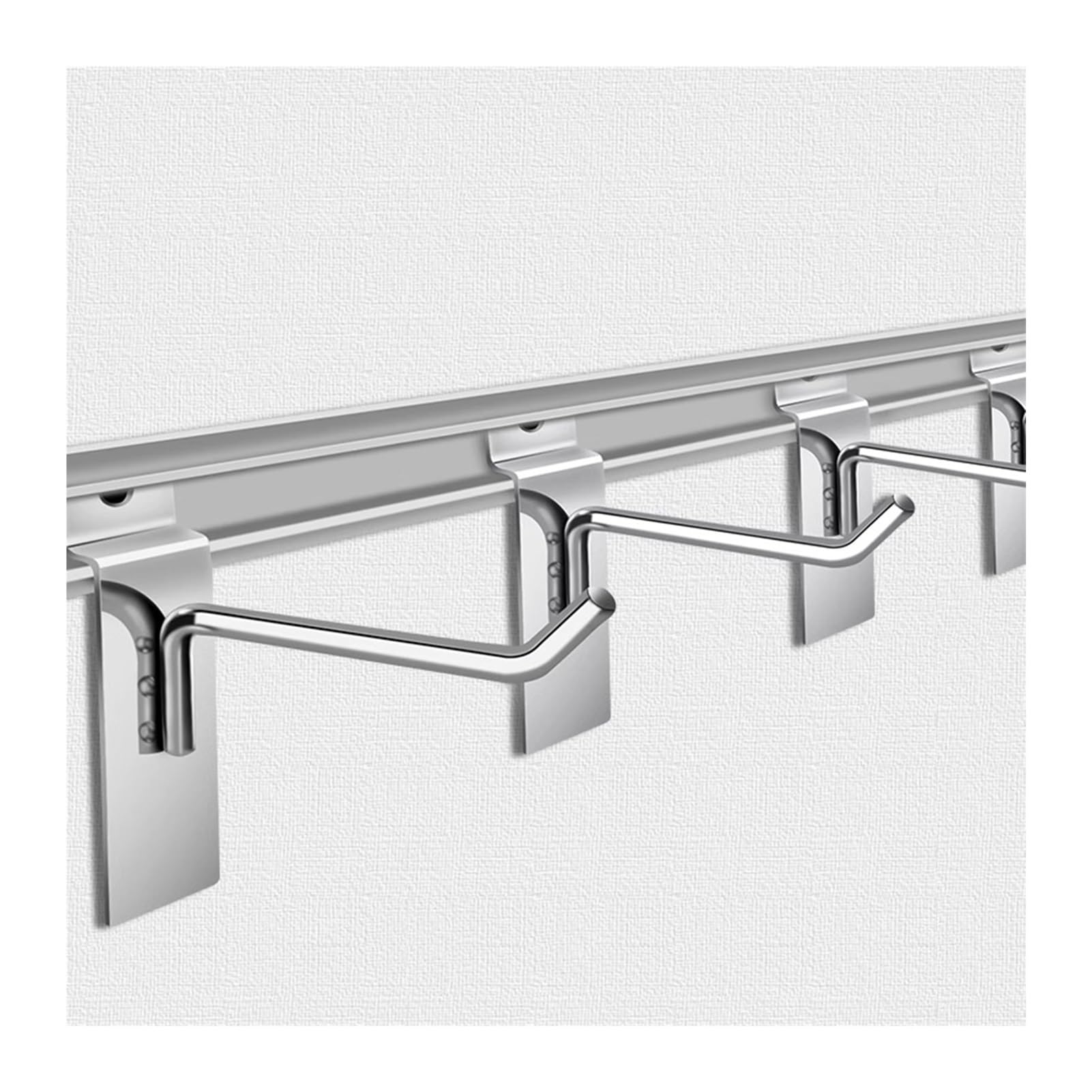 Confezione da 2 pannelli dogati con 30 ganci lunghi 90 cm di lunghezza organizer da parete per garage per appendere esposizione e stoccaggio casa negozio al dettaglio ganci per pannelli forati