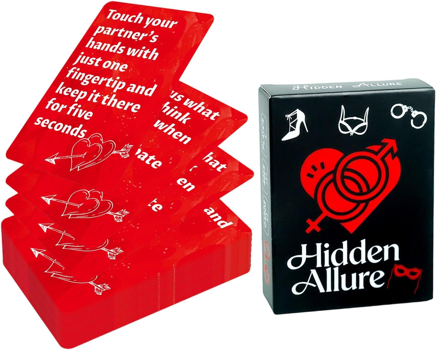 Date Night Cards - 50 Pieces Romantic Intimate Game Fun and Compact - Couple Games for Adults - For Valentine's Day, Holidays, Home, Travel, Dates and Adventures